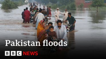 Thousands evacuated as 'exceptionally high' flooding devastates parts of Pakistan | BBC News