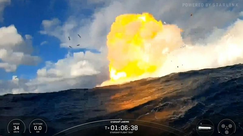 Starship megarocket splashes down in Indian Ocean as planned | AFP
