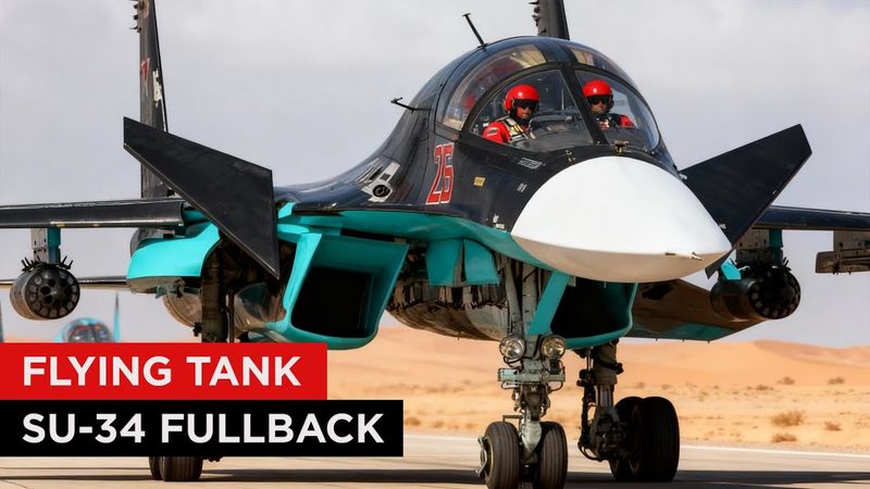 Why Russia's Su-34 Dominates DESPITE Its Design
