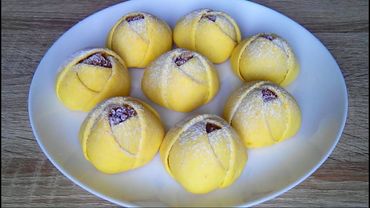 ОРИГИНАЛЬНОЕ ПЕЧЕНЬЕ с яблочно - ореховой начинкой. Печенье - Розочки с Вкусной Начинкой!