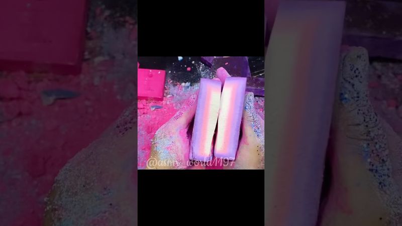Double Split Crush #oddlysatisfying #crushingtime #relax #slime #soap #satisfying #asmrsounds