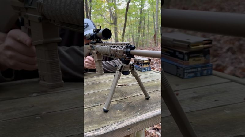 U.S KAC M110 clone 6.5 creedmoor #military #usa #sniper #m1 #shooting