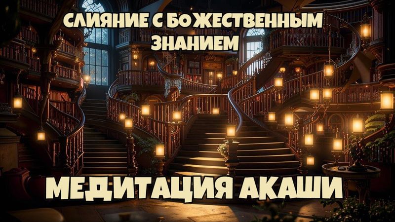 МЕДИТАЦИЯ с Хрониками Акаши | Доступ к Высшей Мудрости и Осознанию