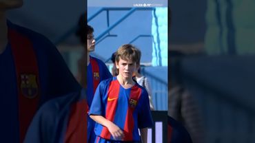 Different age, same GAVI 💙❤️ #LALIGAFCFUTURES