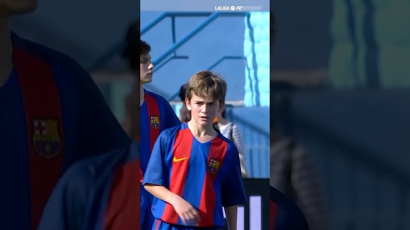 Different age, same GAVI 💙❤️ #LALIGAFCFUTURES