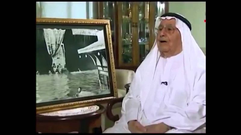 الرجل الذي طاف حول الكعبة المشرفة سباحة