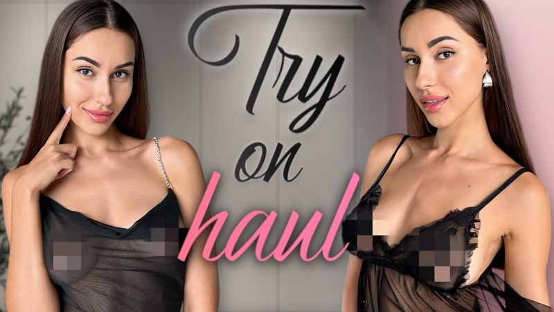 [4K] Transparent Fashion Picks | Sheer Try-On Haul 2024
