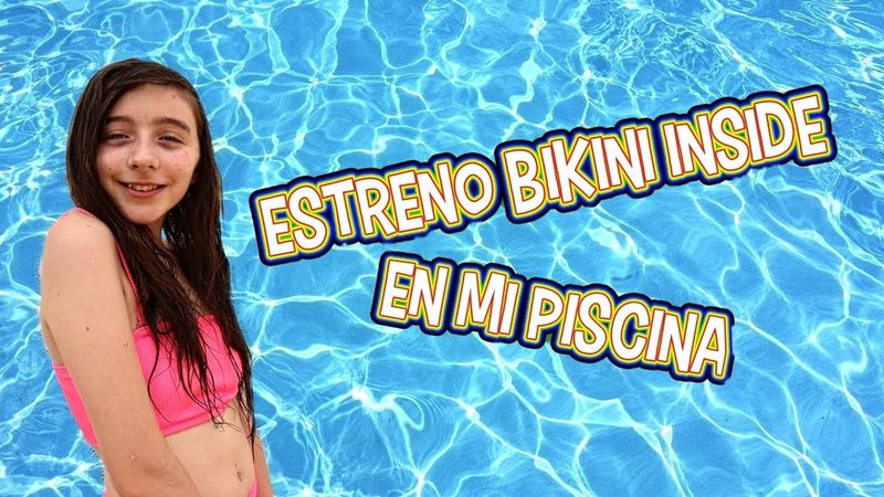 ESTRENO EN LA PISCINA🏊‍♀️ MI NUEVO BIKINI👙COMPRADO EN INSIDE💖