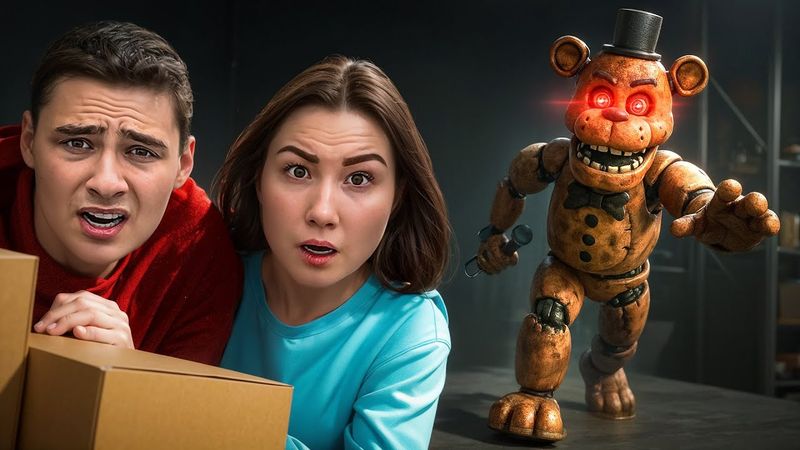 Пять ночей с Настоящим ФРЕДДИ ФНАФ! Аниматроники существуют?