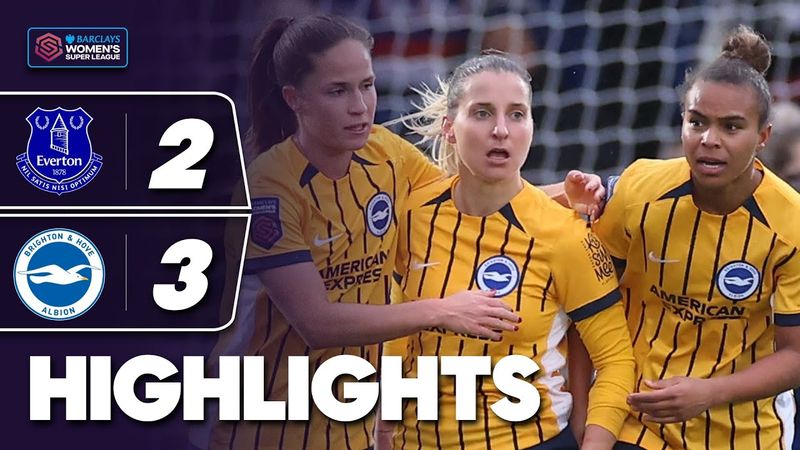 Parris Pinches Win In Stoppage Time | Everton v Brighton And Hove Albion | Barclays WSL 2024-25