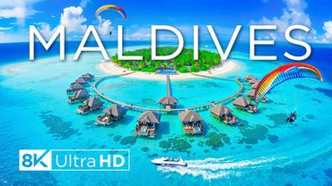 MALDIVES 8K Ultra HD - Breathtaking Tropical Paradise, Scenic Relaxation Film with Calming Music