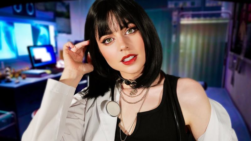 ASMR Suspicious Goth Doctor Is Obsessed With You 🩺 Cranial Nerve Exam, Medical Roleplay