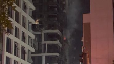 Aftermath of Iran strike near Israel's defence ministry in Tel Aviv | AFP