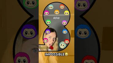 Labubu Challenge🐰❌IMPOSSIBLE😭#shorts