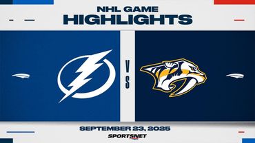 NHL Preseason Highlights | Lightning vs. Predators - September 23, 2025