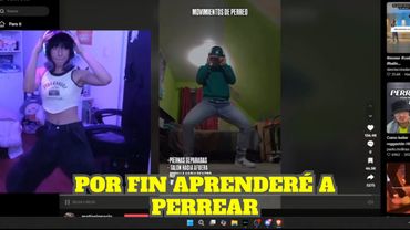 EMETSUKI INTENTA APRENDER ALGUNOS PASOS DE PERREO