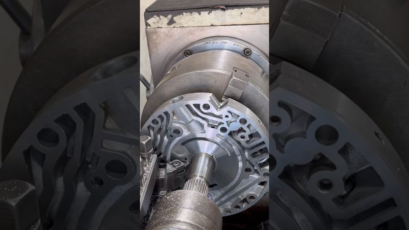 GM 200-4R TRANSMISSION PUMP RESURFACING #shorts #how #best #pump #transmission #machineshop #video