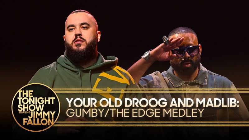 Your Old Droog and Madlib: Gumby/The Edge Medley | The Tonight Show Starring Jimmy Fallon