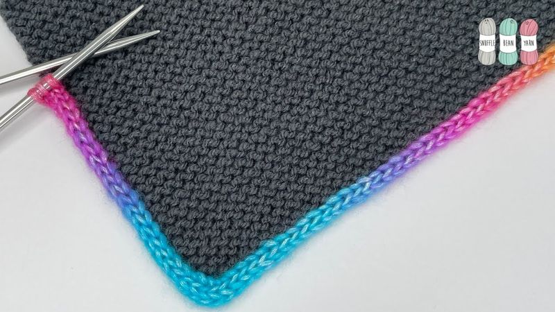 How to Knit an Applied I-Cord Edge