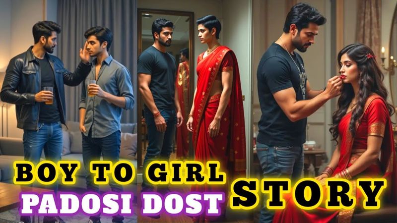 TRAP, MALE TO FEMALE TRANSFORMATION STORY | AMIT TO NEELAM  #boytogirlmovie #boytogirlstory