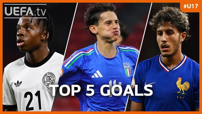 The TOP 5 Goals From The 2025 Under-17 EURO!
