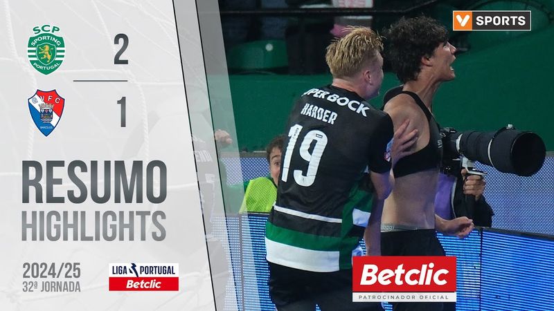 Resumo: Sporting 2-1 Gil Vicente (Liga 24/25 #32)