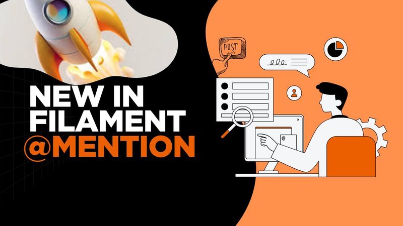 دليل FilamentPHP الإصدار 4.5: كيفية استخدام ميزة الإشارات (@Mentions) في محرر النصوص المنسق والمي...