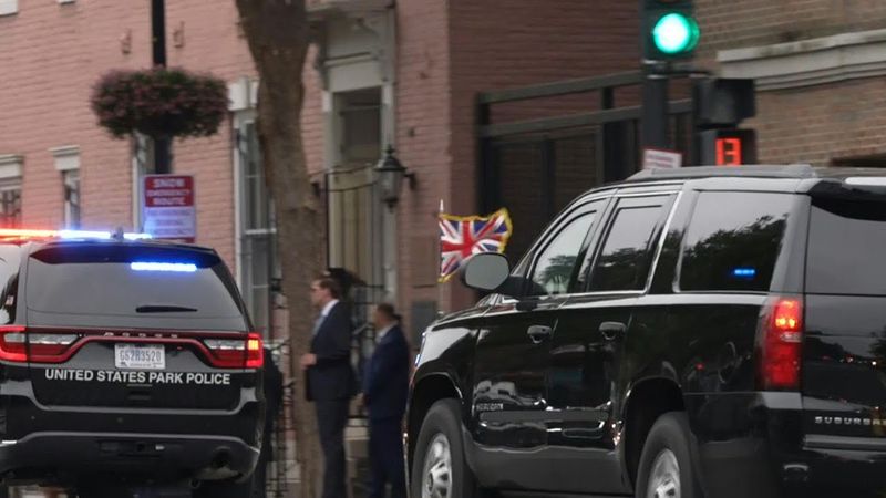 UK and Italian delegations arrive at Ukrainian embassy in Washington ahead of Trump talks | AFP