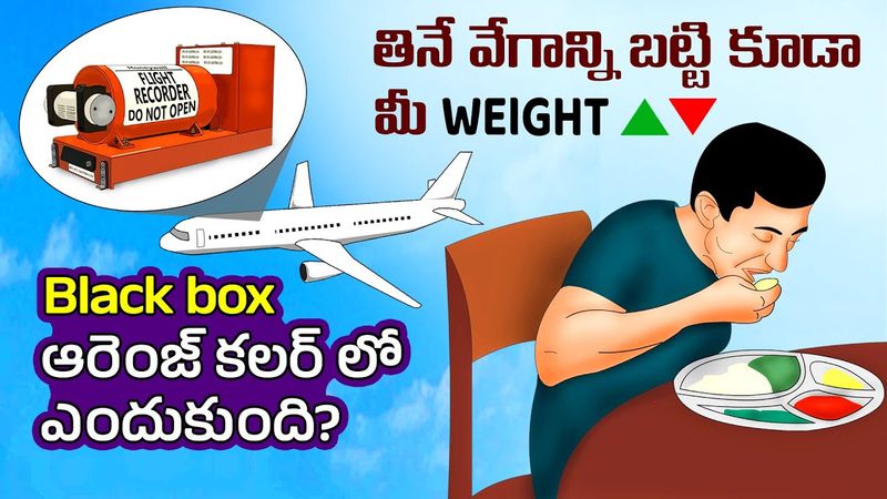 Interesting Facts in Telugu | Why are black boxes orange |  Telugu Facts