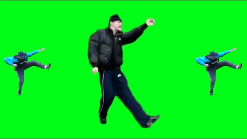 Gopnik Dance Greenscreen
