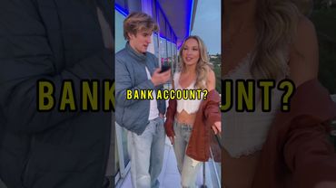 Asking strangers how much money is in their bank account💵 #shorts