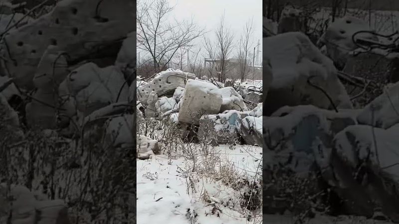 Зима на Донбассе #сво #доброволец Z #россия #город