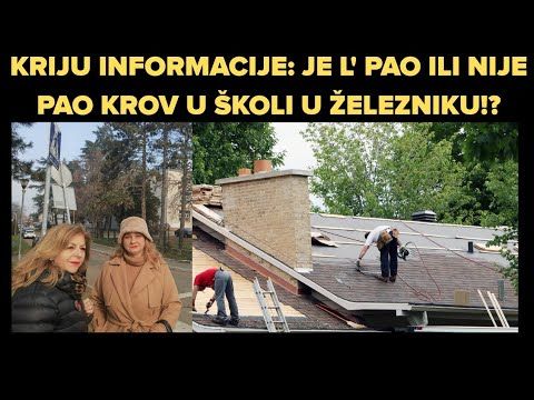 Uživo - pao krov škole: Za dlaku izbegnuta tragedija; roditelji zabrinuti, Srbin.info na licu mesta