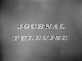 RTF Télévision - génériques début et fin Journal Télévisé - 1954-1957