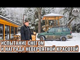 ЗИМНИЙ ХУТОР. ТРУДНЫЙ ПУТЬ ЧЕРЕЗ СУГРОБЫ И ПРОГУЛКА ПО ХРУСТАЛЬНОМУ ЛЕСУ.