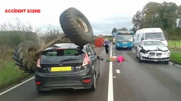 Mysterious Moments On The Road Captured By Camera - Idiots In Cars