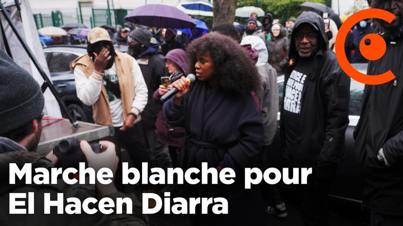 Marche blanche hommage à El Hacen Diarra et contre les violences policières - Paris