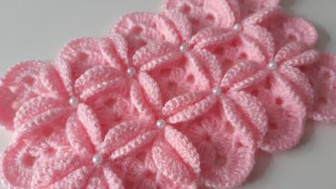 Motifli Kolay Bebek Battaniye Modeli & Tığ işi bebek battaniye modelleri #Evdekal