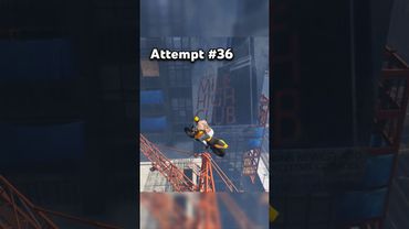 Impossible crane top landing #shorts