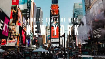 NEW YORK EMPIRE STATE OF MIND | CINEMATIC VIDEO