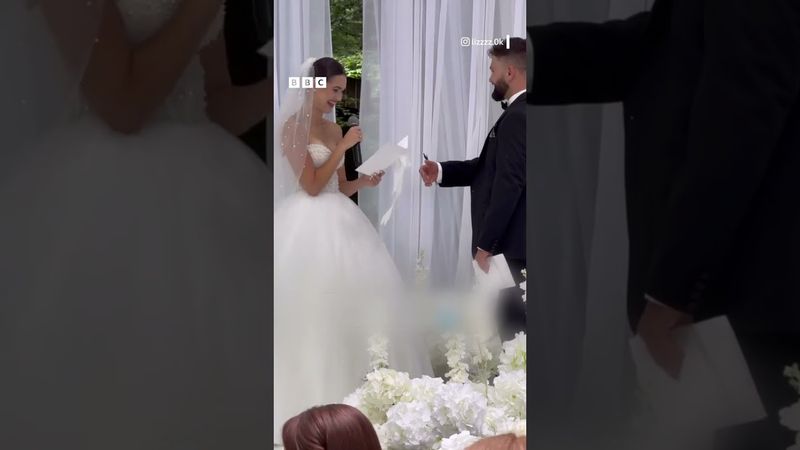 На весілля пари з Хмельницького завітав несподіваний гість... #shorts #новини #хмельницький #позитив