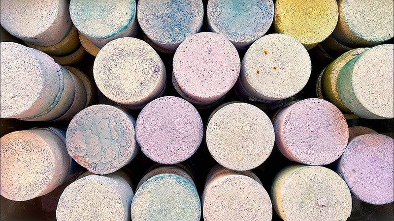 60+ rounds mass crush | asmrgymchalk | satisfying | crunchy | relaxing