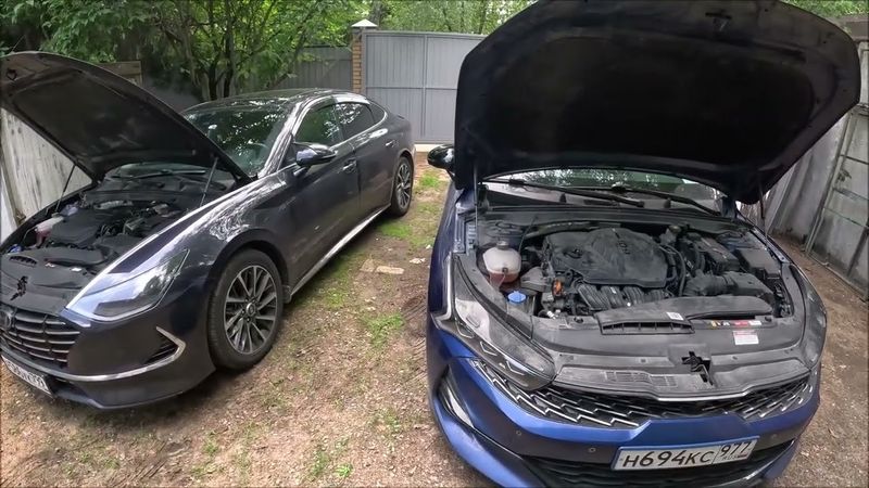 Сравнение KIA K5 vs  Hyundai Sonata DN8