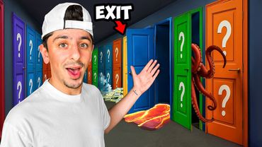 100 Mystery Doors But Only ONE Let's You Escape