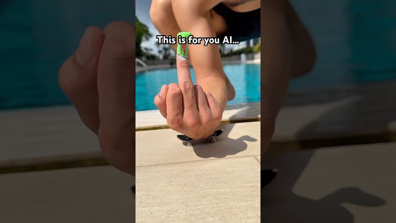 Settling this beef once & for all 😤 #fingerboard #skateboarding #funnyshorts