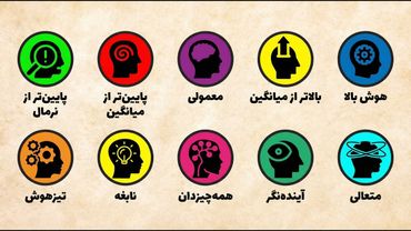 از کم‌هوش تا نابغه: تمام سطوح هوش در ۱۱ دقیقه