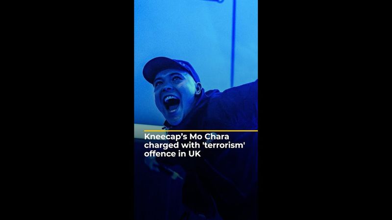 Member of Irish rap band Kneecap charged with ‘terrorism’ offence | AJ#shorts