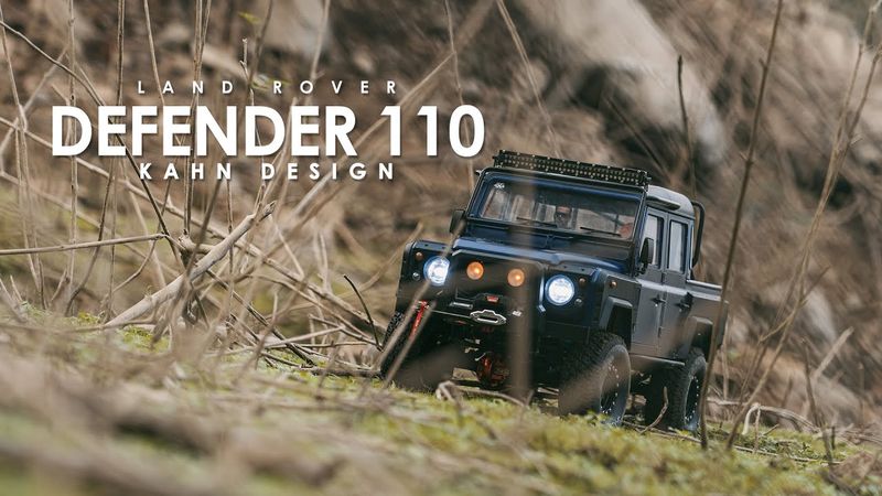 SCALE 1/10 RC 4X4 LAND ROVER D110 PICKUP RC4WD - KAHN DESIGN - RC OFF ROAD CRAWLER