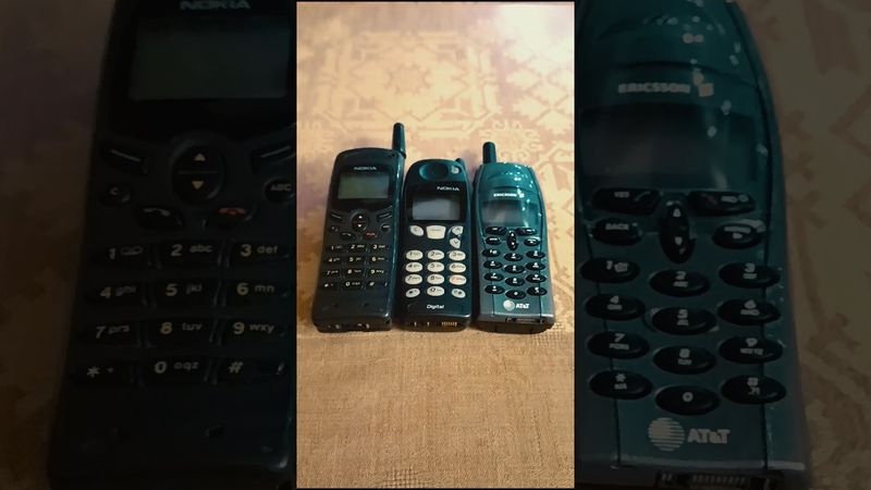 Пополнение коллекции сотовых телефонов #nokia550 #nokia5120i #ericsson r280lx