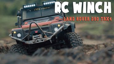 E3S-RC CAR LAND ROVER 90 MODIFIED on TRX4 TRAXXAS / RC WINCH Crawler Off road
